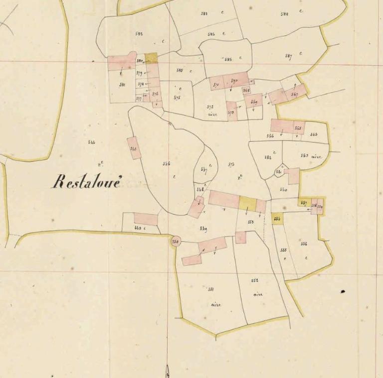 Manoir, Restaloué (Lignol)