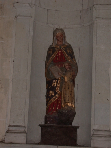 Statue : Education de la Vierge
