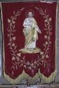 Bannière de procession paroissiale : Saint Pierre, Immaculée Conception