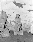 Statue : Christ aux liens, Chapelle de la Trinité (La Pinderie, Bazouges-la-Pérouse)