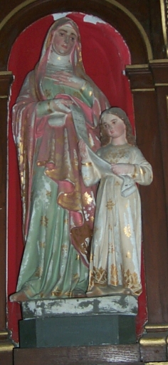 Statue : Education de la Vierge