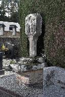 Croix du cimetière en pierre, bourg (Maure-de-Bretagne fusionnée en Val d'Anast en 2017)