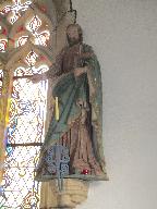 Statue (grandeur nature, d'applique) : saint Joseph