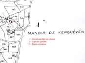 Ancien pavillon de chasse, Manoir de Kerguéven (Loqueffret)