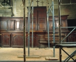 Armoire de sacristie, chapier, lambris de revêtement