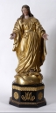 Statuette sur socle : Immaculée Conception