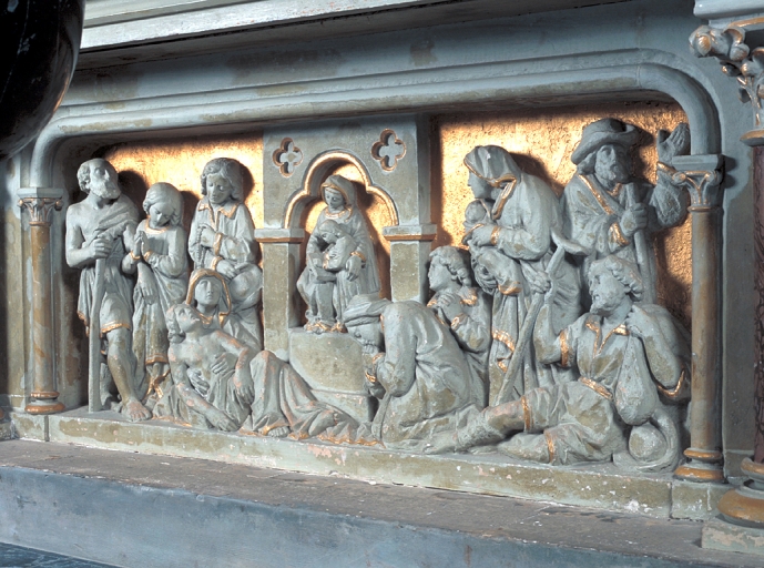 Devant d'autel : Sainte Anne obtient des guérisons