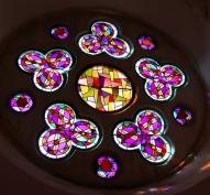 Ensemble des 3 verrières géométriques des baies 21, 22, 00