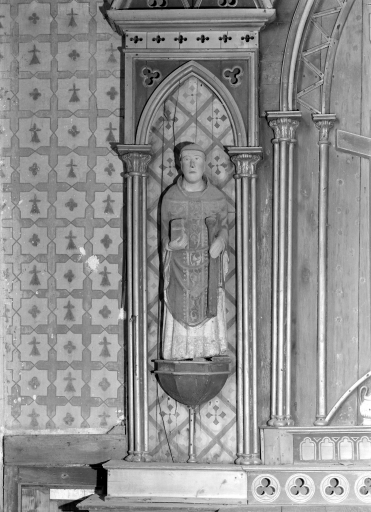 Statue : Saint abbé