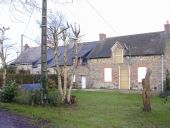 Alignement de quatre maisons, la Truchotais (Pipriac)