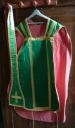 Chasuble, étole et voile de calice