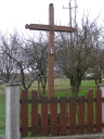 Croix de chemin, près de la Métrie (Orgères)