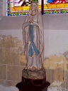 Statue, socle (petite nature) : Vierge, dite Notre-Dame de Lourdes