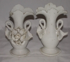 Paire 1 de vases à fleurs