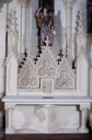 Autel secondaire des Anges : autel, tabernacle, gradins d'autel, retable, degrés d'autel