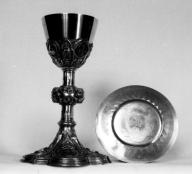 Calice, patène (1), église paroissiale Saint-Pierre, Saint-Paul (Montreuil-sous-Pérouse)