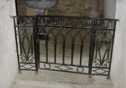 Clôture des fonts baptismaux (Lanhélin fusionnée en Mesnil-Roc'h en 2019)