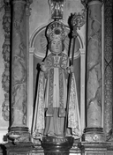 Statue (2, grandeur nature, d'applique) : saint Brévin, saint Pierre