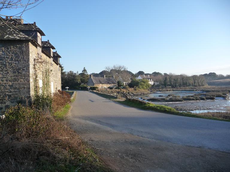 Moulin de Kervilio, actuellement atelier d'ébénisterie (Le Bono)