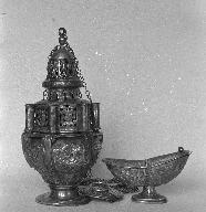 Encensoir, navette à encens & cuiller à encens, église Saint-Pierre (Sérent)