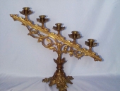 Ensemble de 4 chandeliers d'autel