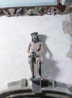 Statue : Christ aux outrages, Eglise Saint-Pitère (Le Tréhou)