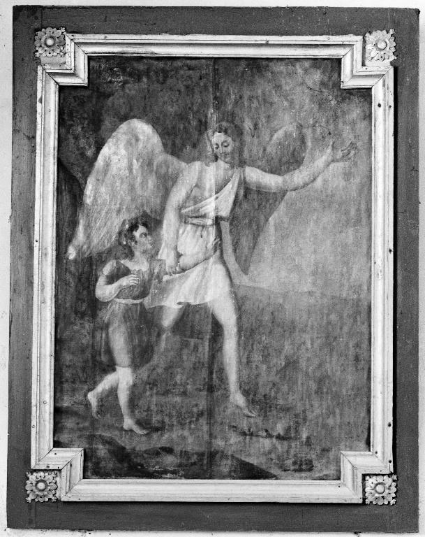 Tableau : Ange gardien, église paroissiale Sainte-Édiltrude (Tréflez)