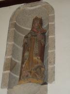 Statue : sainte Catherine d'Alexandrie, église Saint-Gilles (Elliant)