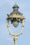 Mobilier de jardin et lampadaires, Parc du Thabor (Rennes)