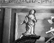 Ensemble de deux statues : Annonciation, église paroissiale Sainte-Édiltrude (Tréflez)