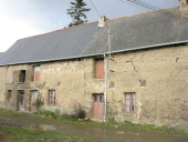 Alignement de deux maisons, la Hervelinais (Saint-Domineuc)