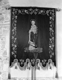 Bannière de procession, dite de Saint Pierre, église paroissiale Saint-Pierre, Saint-Paul (Montreuil-sous-Pérouse)