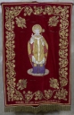 Bannière paroissiale de procession : saint Melaine et Immaculée conception