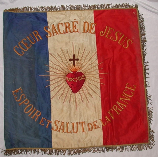 Drapeau du Sacré-Coeur