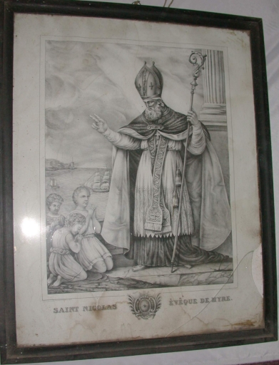 Estampe : Saint Nicolas de Bari