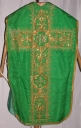 Ornement vert : chasuble