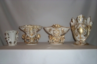 Ensemble de 4 vases d'autel