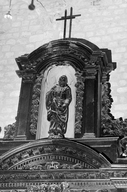 Statue (d'applique, petite nature) : saint Joseph, église paroissiale Notre-Dame du Roncier (Rostrenen)