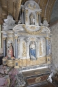 Ensemble de l'autel de saint Sébastien, aujourd'hui de sainte Marguerite : autel, retable, 2 degrés d'autel
