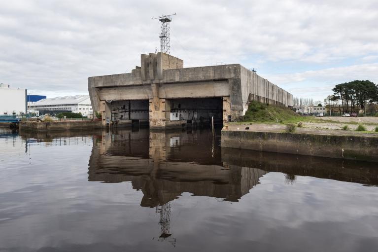 Base de sous-marins dite Petite base du Scorff, Zone industrialo-portuaire du Scorff (Lanester)