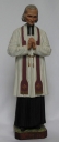 Statuette : saint Jean-Marie Vianney (Lanhélin fusionnée en Mesnil-Roc'h en 2019)