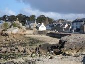 Front de mer : front de mer du Port-Blanc (Penvénan)