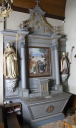 Autel secondaire sud, retable et tabernacle