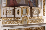 Retable à ailes, tabernacle et degrés d'autel