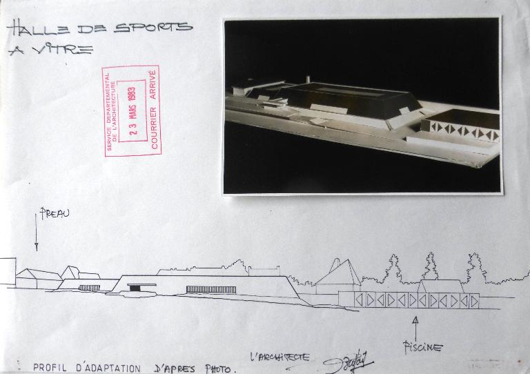 Gymnase B du complexe sportif des Promenades, boulevard Louis Giroux (Vitré)
