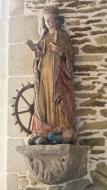 Statue : Sainte Catherine d'Alexandrie, chapelle Sainte-Catherine (Plounévézel)
