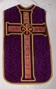 Ornement violet 2 : chasuble