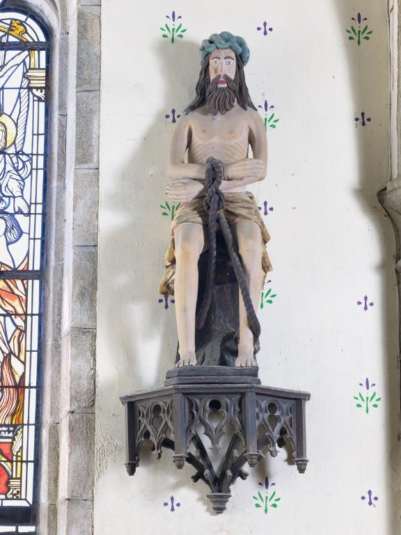 Statue : Christ aux liens, Eglise Saint-Ténénan (Guerlesquin)