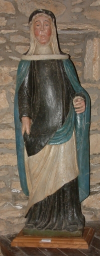 Statue : sainte brigitte