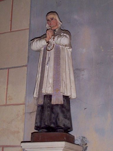 Statue (demi-nature) : saint Jean-Marie Vianney
